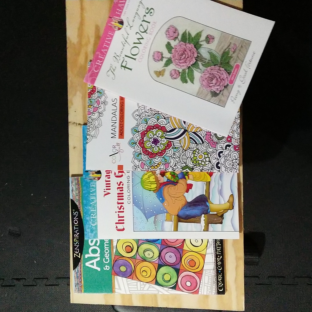 4 coloring books
